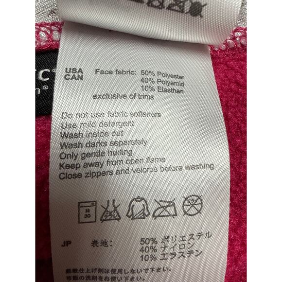 Mammut Women’s Hooded Jacket Size M Magenta Polartec Power Stretch Fleece - Picture 11 of 11